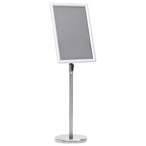 vidaXL A3-Plakatst&auml;nder Silbern Aluminiumlegierung