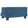 vidaXL Hundebett Blau 60x40x30 cm Samt