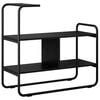 vidaXL Konsolentisch Schwarze Eiche 80 x 35 x 75 cm Holzwerkstoff