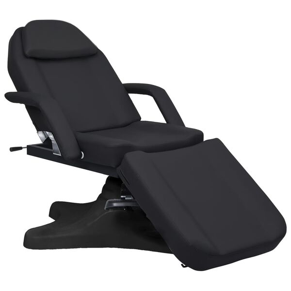 vidaXL Massagetisch Schwarz 180x62x(86,5-118) cm