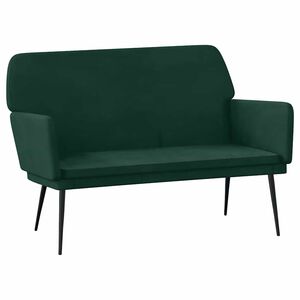vidaXL Sitzbank Dunkelgr&uuml;n 108x79x79 cm Samt