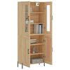 vidaXL Highboard Sonoma-Eiche 69,5x34x180 cm Holzwerkstoff