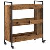 vidaXL Küchentrolley Altholz 70 x 30 x 82 cm Holzwerkstoff