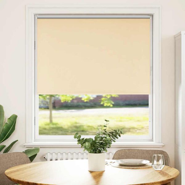 vidaXL Verdunkelungsrollo Beige 105x175 cm Stoffbreite 100,7 cm