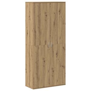 vidaXL Highboard Eiche handwerklich 80 x 35 x 180 cm Holzwerkstoff