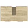 vidaXL Waschbeckenunterschrank Sonoma-Eiche 60x33x60 cm Holzwerkstoff