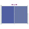 vidaXL Seitenmarkise Ausziehbar 200x300 cm Blau