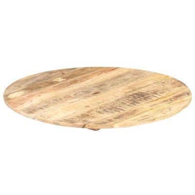 Tischplatte Massivholz Mango Rund 15-16 mm 60 cm - Tischplatte