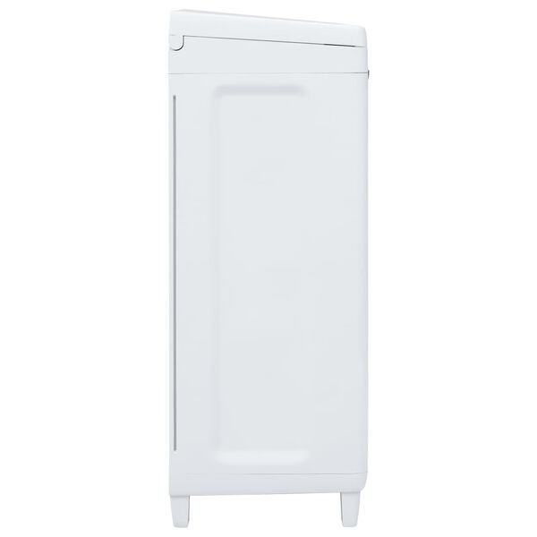 vidaXL Garten-Mülleimer mit 3 Müllsäcken Dunkelgrau 65 x 38 x 102 cm