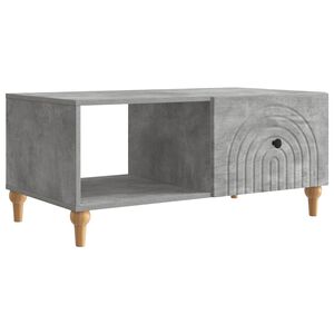 vidaXL Couchtisch Betongrau 90 x 50 x 40 cm Holzwerkstoff