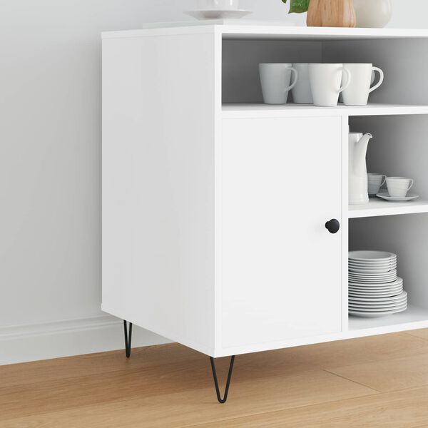 vidaXL M&ouml;belbein 2 pcs Schwarz 54,1 x 54,1 x 100 mm Eisen