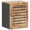 vidaXL H&auml;ngeschrank mit Speicher Braun und Schwarz 38 x 33,5 x 48 cm