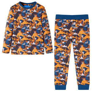 Kinderpyjama mit Langen &Auml;rmeln Cognac 92