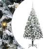 vidaXL K&uuml;nstlicher Weihnachtsbaum mit 300 LEDs mit St&auml;nder Wei&szlig; 180 cm