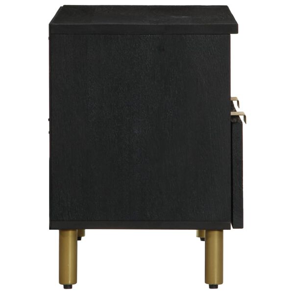 vidaXL TV-Schrank Schwarz 70x33x46 cm Holzwerkstoff