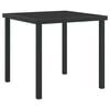 vidaXL Garten Essgruppe 3 pcs Grau und Schwarz