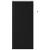 vidaXL Jalousie Schwarz 115 x 250 cm 35 mm Massives Paulownia-Holz