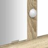 vidaXL Schminktisch mit Speicher Braun 79 x 41 x 140 cm Holzwerkstoff
