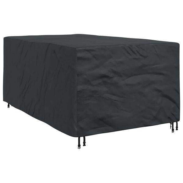 vidaXL Gartenmöbelabdeckung Schwarz 143 x 225 x 90 cm 600D