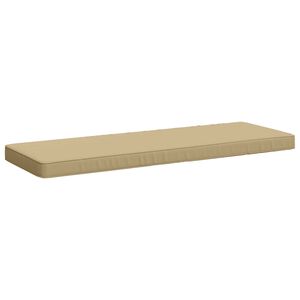 vidaXL 1-teiliges Bankkissen VUGHT 100 % Polyester Beige