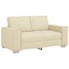 vidaXL Sofa 120cm Creme Stoff