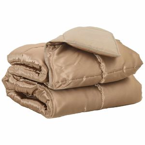 vidaXL Ganzjahresbettdecke 135 x 200 cm 300 g/m&sup2; Gold