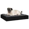 vidaXL Hundebett Schwarz 61,5x49x9 cm Massivholz Kiefer