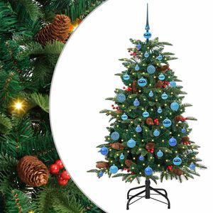vidaXL K&uuml;nstlicher Weihnachtsbaum mit 150 LEDs mit St&auml;nder Gr&uuml;n 150 cm