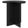 vidaXL Beistelltisch Schwarz Eichen-Optik &Oslash; 39 x 38 cm Holzwerkstoff