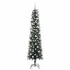 vidaXL K&uuml;nstlicher Weihnachtsbaum mit 300 LEDs mit St&auml;nder Gr&uuml;n 210 cm