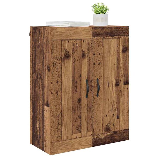 vidaXL Wandschrank Altholz 69,5 x 34 x 90 cm Holzwerkstoff