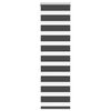 vidaXL Doppelrollo Schwarz 55x100 cm Stoffbreite 50,9 cm Polyester