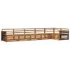 vidaXL Outdoor-Sofagarnitur 6 stk. Natur Massivholz Akazie