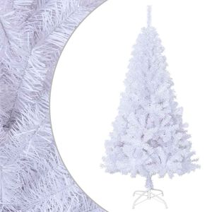 vidaXL K&uuml;nstlicher Weihnachtsbaum mit Dicken Zweigen Wei&szlig; 120 cm PVC