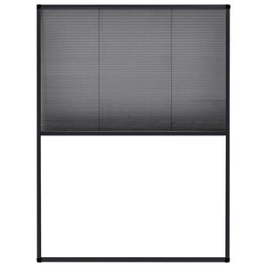 vidaXL Insektenschutz-Plissee f&uuml;r Fenster Aluminium Anthrazit 60x80cm