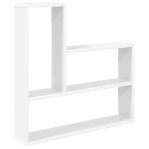 vidaXL Wandregal Wei&szlig; 60 x 11 x 60 cm Holzwerkstoff