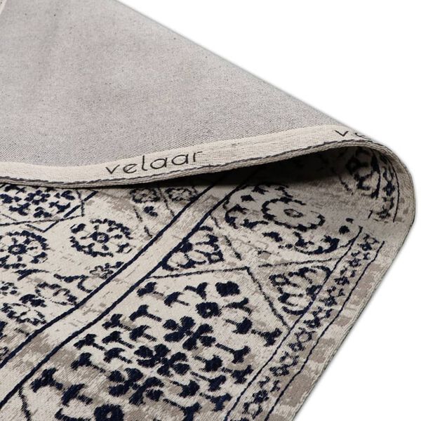 Dutch Lifestyle Teppich Durban Jahrg 300x200 cm Grau und Blau