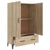 vidaXL Highboard Sonoma-Eiche 70x31x115 cm Holzwerkstoff