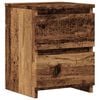 vidaXL Nachttisch Altholz-Optik 30&times;30&times;40 cm Holzwerkstoff