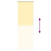 vidaXL Verdunkelungsrollo Gelb 55x175 cm Stoffbreite 50,7 cm Polyester