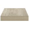 vidaXL Schwebende Wandregale 4 Stk. Eichefarben 40x23x3,8cm MDF