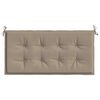 vidaXL Gartenbank-Auflage Taupe 120x50x4 cm Oxford-Gewebe
