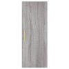 vidaXL Highboard Grau Sonoma 34,5x34x180 cm Holzwerkstoff