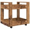 vidaXL Schreibtischwagen Altholz 60 x 45 x 60 cm Holzwerkstoff