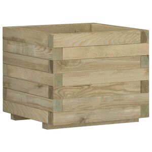 vidaXL Hochbeet 50x50x40 cm Holz Quadratisch
