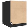 vidaXL Waschmaschinenschrank Schwarz 71x71,5x91,5 cm