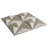 vidaXL Wandpaneele 24 Stk. Beton 50x50 cm XPS 6 m&sup2; Origami