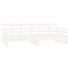 vidaXL Tagesbett Ausziehbar Wei&szlig; Massivholz Kiefer 2x(80x200) cm