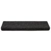 vidaXL Stufenmatten Selbstklebend 5 Stk. 65x21x4 cm Schwarz Rechteckiger Rand