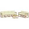 vidaXL Outdoor-Sofagarnitur 7 stk.